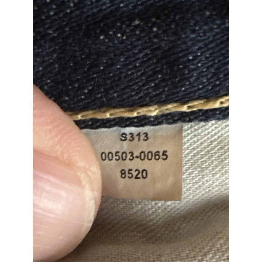 Levis 503 Jeans Mens 36 X 32 Fits 36x30 Blue Bootcut Regular Fit Denim  2013